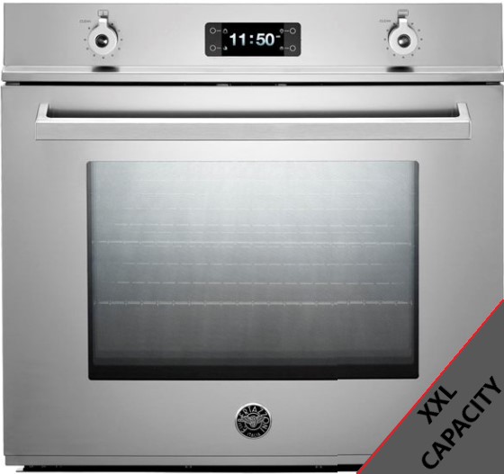 Stainless Steel Professional 76cm Electric Pyro Built-in oven LCD display